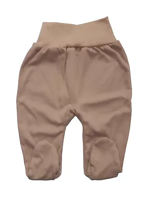 Baby Boys And Girls Trousers Crawlers With Feet Size: 68 Cm / 3-6 Mths • £4.50