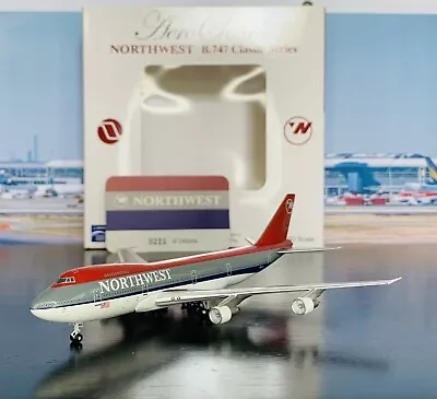 Northwest Airlines Aeroclassics 1:400 Boeing 747-200 Reg: N627US Bowling Shoe • $249.75