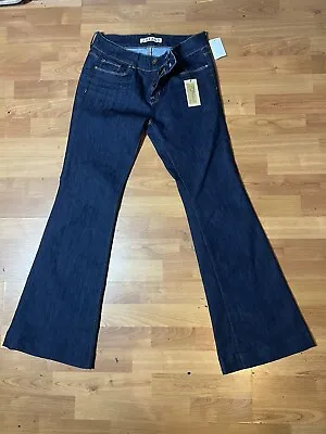 J Brand Love Story In Dynamite Dark Blue Bell Bottom Flare Jeans 30 X 30 New!!! • £95.02