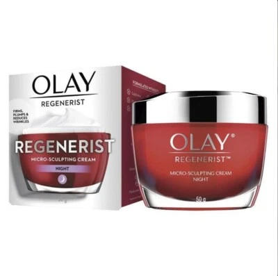 $26.90 • Buy Olay Regenerist Micro-sculpting Night Face Cream Moisturiser - 50g