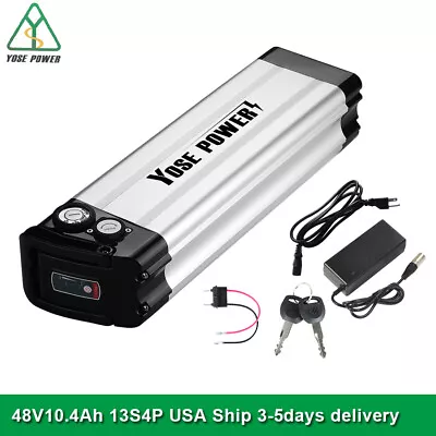 Ebike Battery 48V 10.4Ah Silverfish Electric Bike Battery 48V Lithium Battery • $219.99