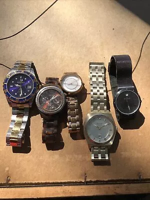 $18.50 • Buy Men’s Five Watch Lot Croton, Relic, Nixon, Skagen, Ted Baker