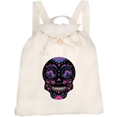 £14.99 • Buy 'Black Skull' Canvas Rucksack / Backpack (RK00028652)