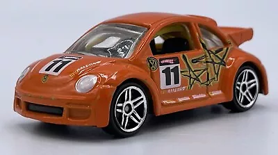 2009 Hot Wheels Volkswagen New Beetle Bug Cup Volkswagen Exclusive Orange Loose • $7.49