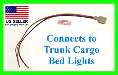 $24.99 • Buy Fit F150 F250 F350 Truck Bed Cargo Light Lights Connector Pigtail Plug Wiring