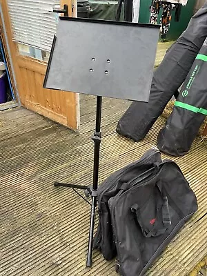 £32 • Buy Heavy Duty Folding Lectern / Music Stand / Projector Stand With Bag