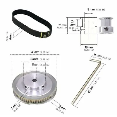 For 3D Printer Timing Belt Belt Outdoor Factory Top Replacements Parts • $10.89