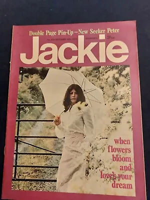 Rare Vintage JACKIE Magazine 16 SEPTEMBER 1972 Jacksons New Seekers Rod Stew 445 • £15