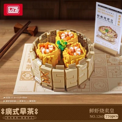$24.99 • Buy LOZ Yum Cha Dim Sum Siu Mai (1260)  Mini  Building Block Gift  770PCS