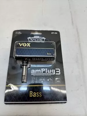 Vox AmPlug 3 Plug-In Headphone Amplifier With Built-In Stereo Effects Bass • $30.59