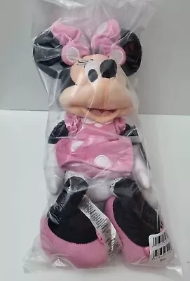 Disney Minnie Mouse Cuddly Soft Toy Teddy Fluffy Plush Pink Character 45cm/17.7  • £21.99