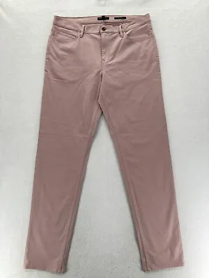 Banana Republic Traveler Jean Mens 36x36 Athletic Taper Pink Stretch Denim Pants • $21.99