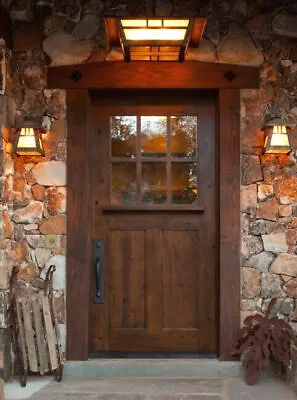 Sundance Craftsman Style Knotty Alder Entry Door • $1999