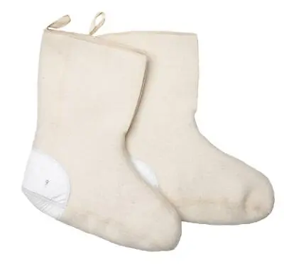 Canadian Military Armed Forces Arctic Mukluks Boot Liners Canada Army White Wool • $29.99