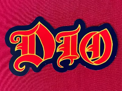 Dio Die Cut Glossy Vinyl Sticker Decal Heavy Metal Band Logo Black Sabbath Ozzy • $4