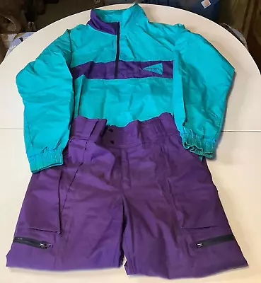 Vintage Powderhorn Mountaineering Ski Jacket/Pants Outfit Multicolor Size Lg/36 • $79.99