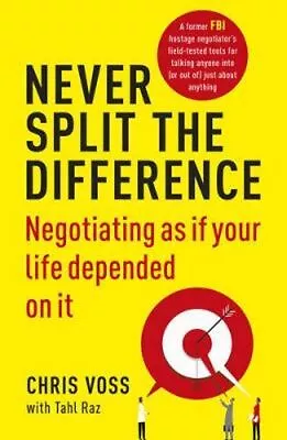 NEW Never Split The Difference By Chris Voss Paperback Free Shipping • $29.45