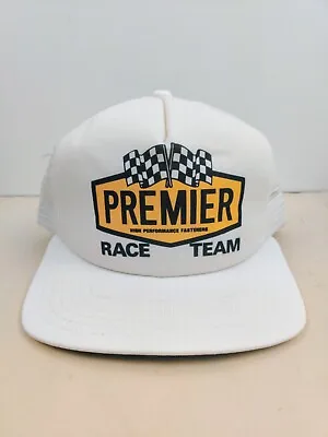 Vintage New Era USA Premier Race Team Performance Fasteners Trucker Hat Snapback • $29
