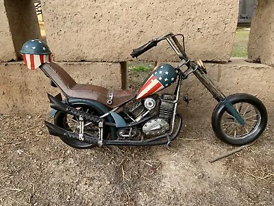Vintage Metal Model Motorcycle Americana For Bar Toy Decoration Approx 15 Inch • $45.99