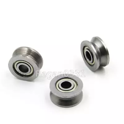 $8.05 • Buy 10pcs 4*13*6mm 624VV V Groove Sealed Ball Bearings Roller V Groove Guide Pulley 
