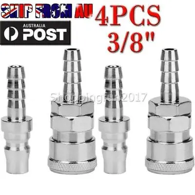 4*Air Hose Fittings Nitto Type Male Female Barb Coupler Compressor Kit Tools • $15.79