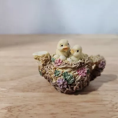 Vintage Resin Tea Pot  Mini Bird Nest Teapot • $4