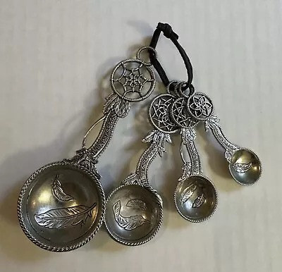 Ganz Measuring Spoons Used Dreamcatcher Design 4 Sizes Spoons • $10