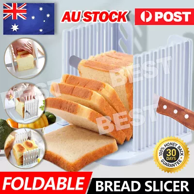 $9.85 • Buy Kitchen Maker Slicing Tools Bread Toast Slicer Guide Cutter Mold Sandwich