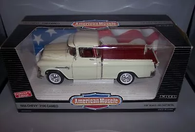 Ertl American Muscle 1:18 1955 Chevy 3100 Cameo **bombay Ivory** Mint Boxed • $19.95