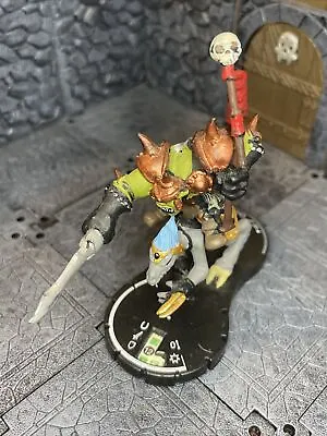 Mage Knight- Orc Captain- Lancers Unique #137- LE Ork Cave Runner Orge Troll DnD • $15