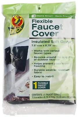Duck Brand Insulated Soft Flexible Faucet Cover Easy To Install 7.5in X 8.75in • £8.40