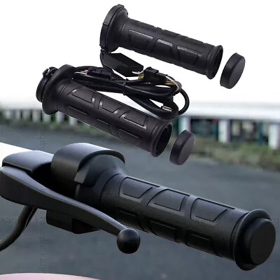 22mm (7/8') Motorcycle Electric Hot Heated Warm Hand Grips Handlebar Adjustable • $39.99