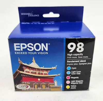 Genuine Epson 98 Five Pack T098920 High Capacity Ink Cartridges Expired 7/2023 • $49.99