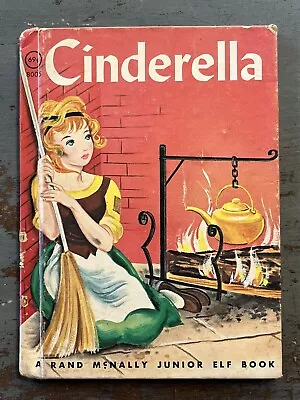 Cinderella Vintage 1966 Rand McNally Junior Elf Hardcover Children's Book • $4.99