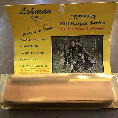 Vintage Lohman No. 110 Turkey Call Unused In Original Package W/ Instructions • $32