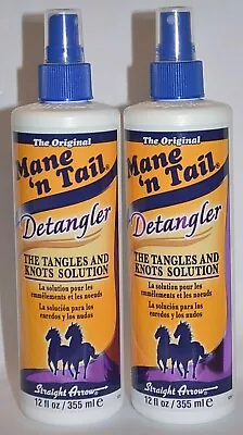 2 Mane 'n Tail Daily Detangler The Original Straight Arrow For Tangles And Knots • $24.99