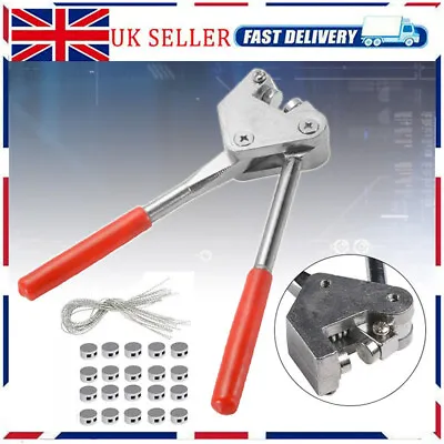 Sealing Plier Kits+20 Security Lead Seal Electric Meter Lead Tags 10x5mm UK HOT • £13.73