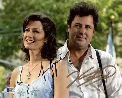 AMY GRANT VINCE GILL DUAL SIGNED 8x10 PHOTO CHRISTIAN COUNTRY COUPLE BECKETT BAS • $165