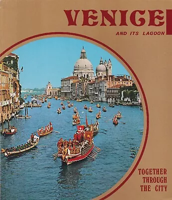 VENICE & ITS LAGOON - Lavish Colour Illustration Folding Map • £6.50