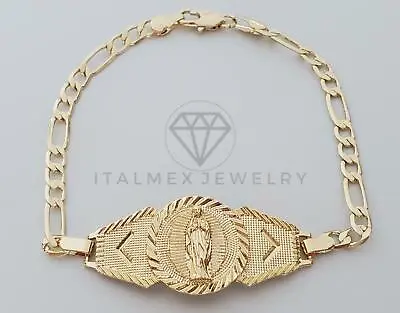 18K GP Holy Virgin Mary Bracelet | Esclava Virgen De Guadalupe Dama Oro Laminado • $17.95