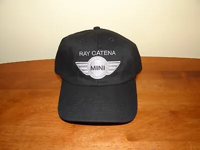 Ray Catena MINI Cooper Hat/Cap Adjustable Black Silver Logo Baseball Cap • $17.99