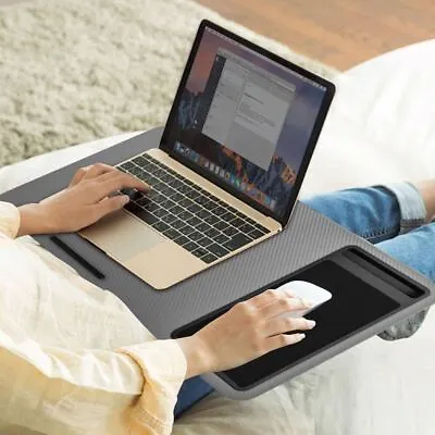 Laptop Table Stand Desk Lap Tray Sofa Bed Computer Portable Read Workstation • £16.61