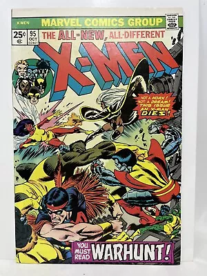 X-men #95 (1975) Death Of Thunderbird - 3rd Appearance Of New Team • $180