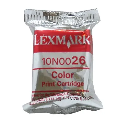 Original Lexmark 26 Tintendruckkopfpatrone Coloured For X 1100 1150 1250 Blister • £9.42