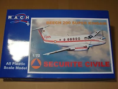 New! Mach2 GP.050 Beechcraft 200 King Air  Securite Civile  - 1:72 Scale Kit • $68.35