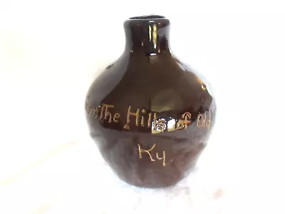 Vintage Brown Stoneware Crock Souvenir Mini Jug From The Hills Of Old Kentucky • $9.99