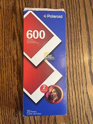 POLAROID 600 INSTANT CAMERA FILM - 2 PACK Both Unused - 20 PHOTOS Expired 01/05 • $22