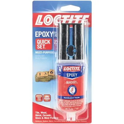 Loctite 1395391 2 Part Epoxy - Quick Set - 0.85 Oz Syringe • $8.47