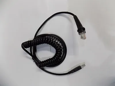 9+ FEET Metrologic Black Coiled MS9540 MS7120 MS1690 9535  9520 USB  Cable • $13.99