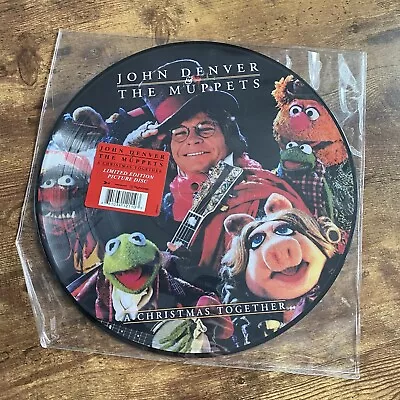 JOHN DENVER & THE MUPPETS A Christmas Together PICTURE DISC VINYL LP RARE LTD ED • $64.95